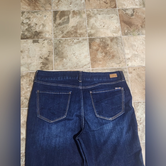 SEVEN 7 Women's Dark Blue Women's Jeans Size 16. TUMMY LESS HIGH SKINNY. - Picture 7 of 14